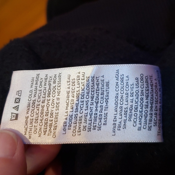 Timberland, Boy's, Black, Hooded,  Sweatshirt, Front Pocket, Large (14 - 16) - Picture 7 of 7